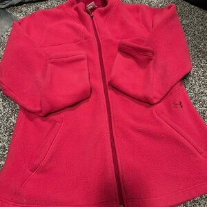 Under Armour women’s pink zip up